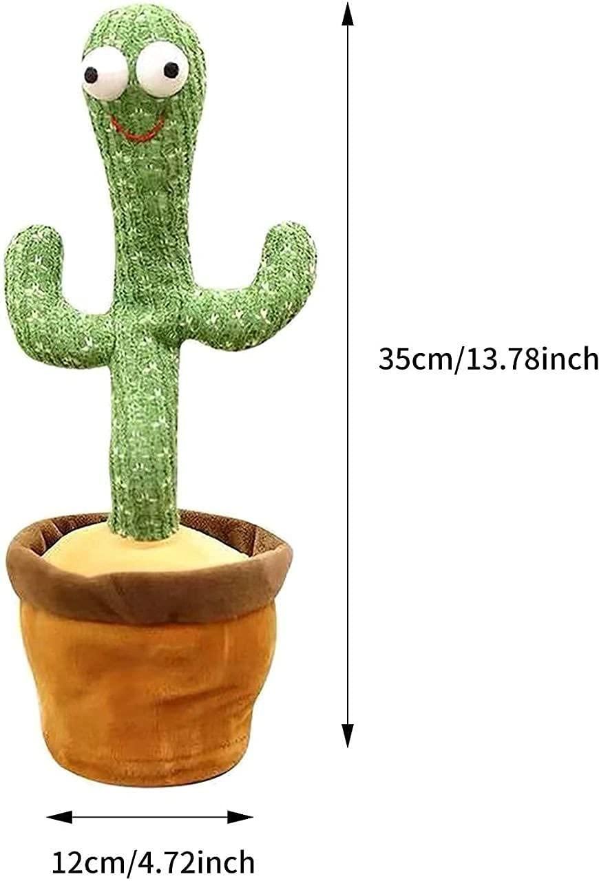 Dancing Cactus Toy – LED Light, Music & Mimicry Fun for Kids & Gifting