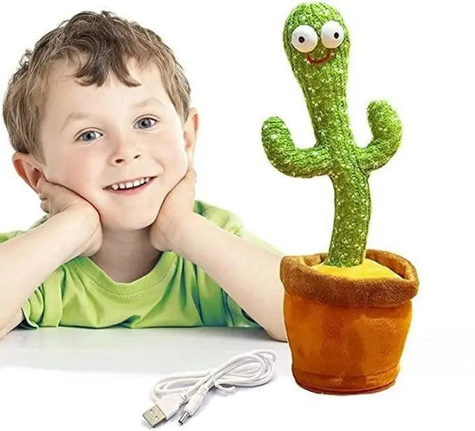 Dancing Cactus Toy – LED Light, Music & Mimicry Fun for Kids & Gifting