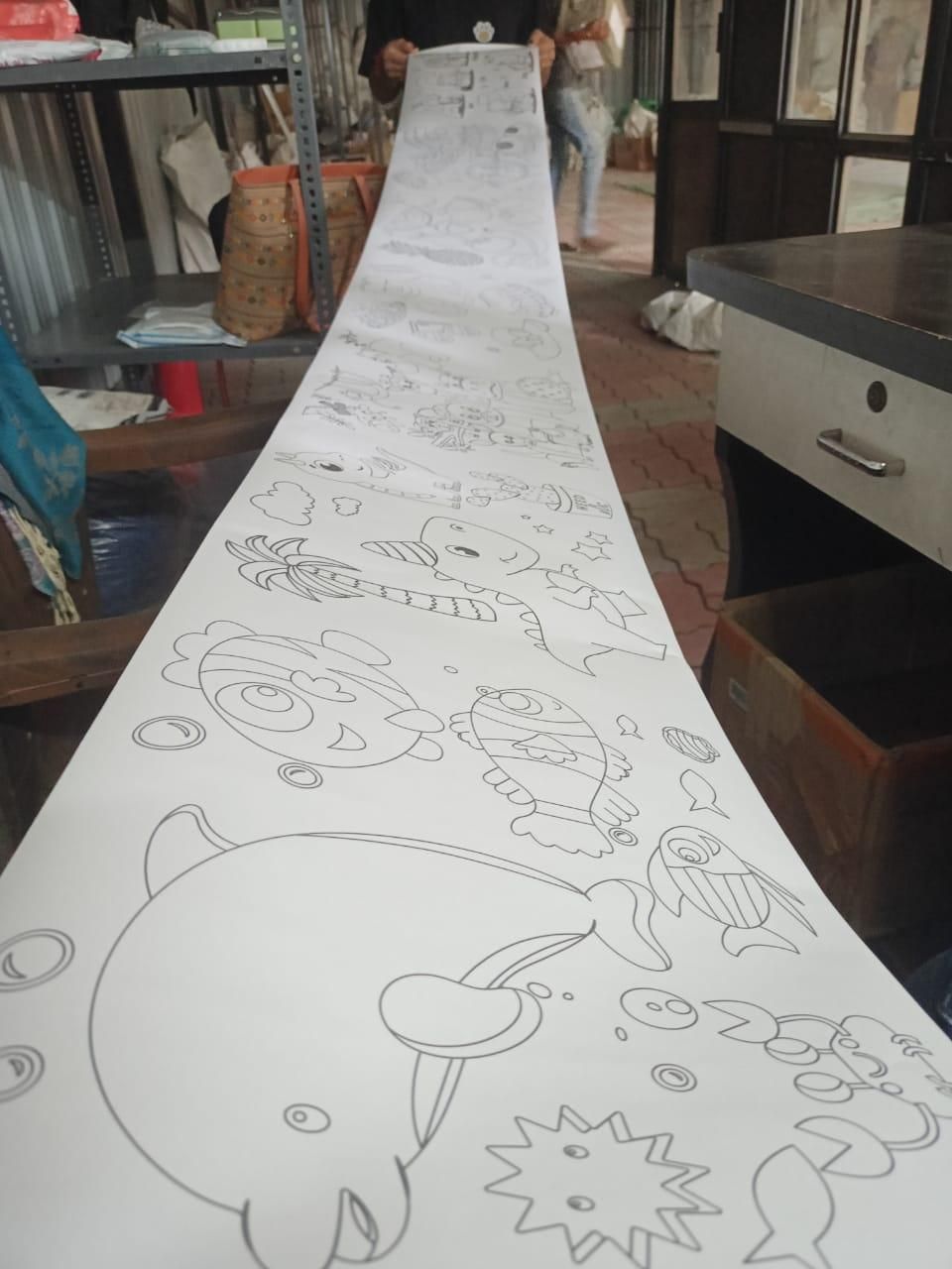 DIY Drawing & Painting Paper Roll – Creative Activity Sheet for Kids (3m/5m)