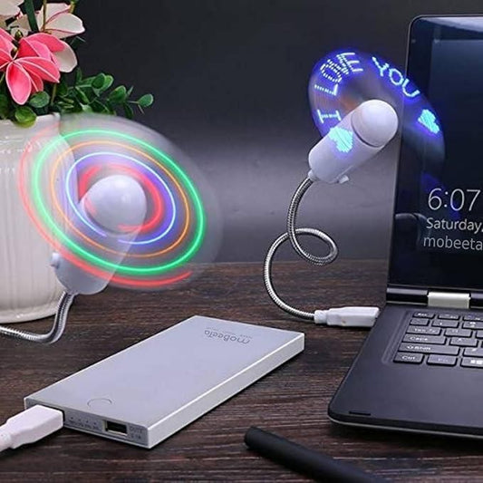 Programmable LED Display with USB Plug & Flexible Neck