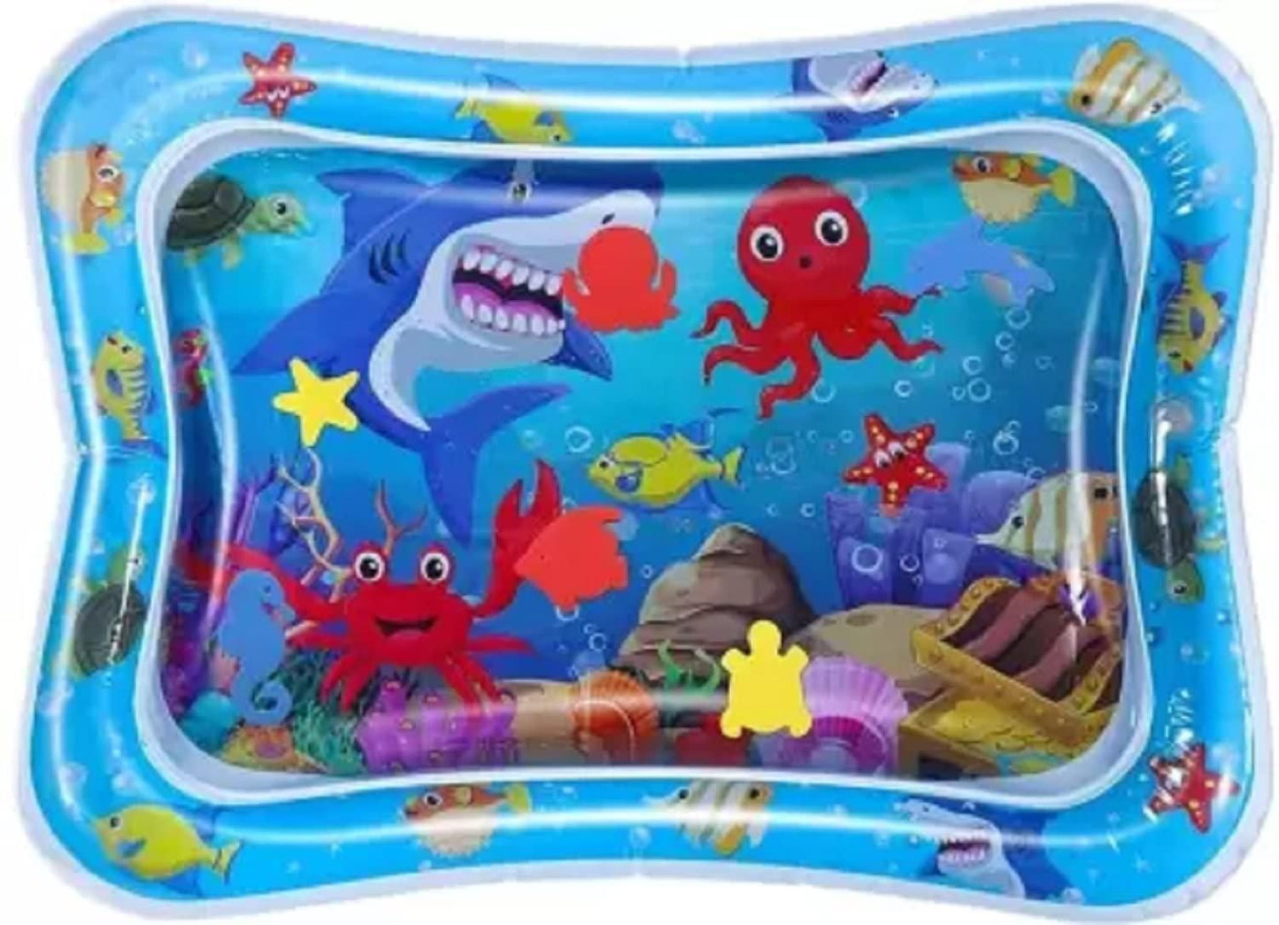 Tummy Time Baby Water Play Mat – Inflatable Sensory Activity Pad for Infants