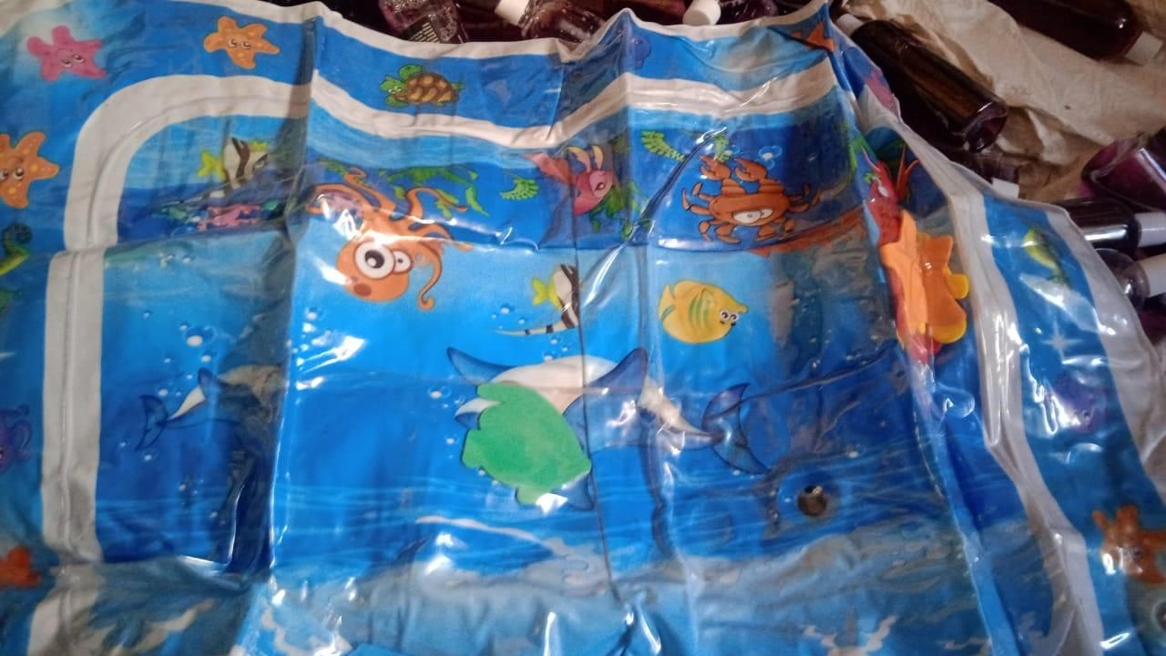 Tummy Time Baby Water Play Mat – Inflatable Sensory Activity Pad for Infants