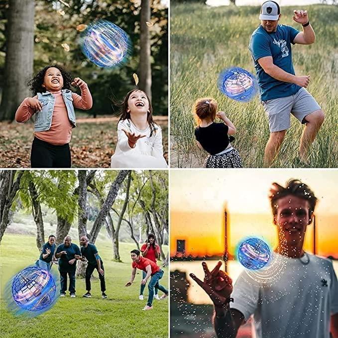 Flying Spinner Mini – Rechargeable Boomerang Toy with LED Lights & 360° Tricks